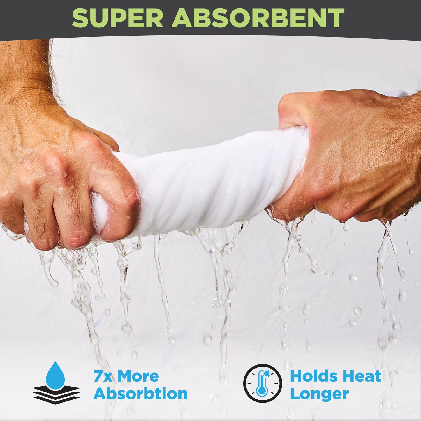 Fushay Premium Microfiber Towels 5 Pack - Ideal for Professionals