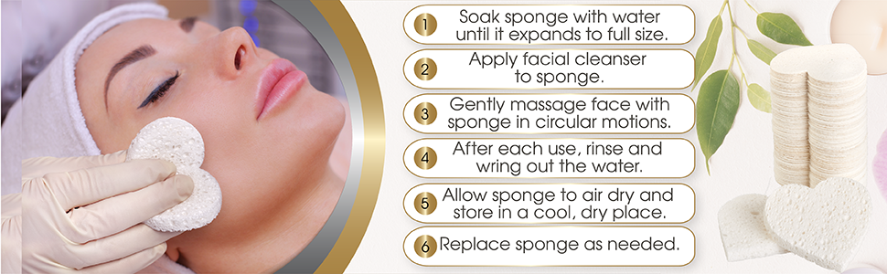Compressed Facial Sponges for Sensitive Skin 40 count |  Alba Pura by Fushay