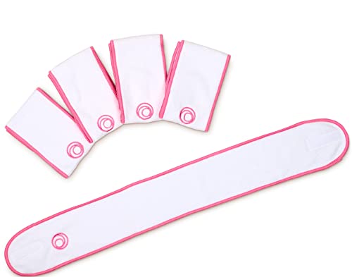 Spa Headband 5 pack Premium Professional Estheticians Luxury Facial and makeup hair band | Stretchable Microfiber| POSH by Fushay