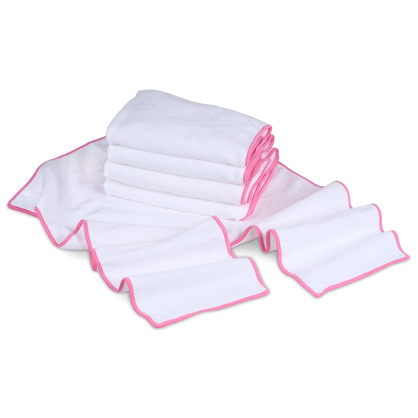 Professional Facial Towels for Estheticians - Soft Microfiber Facial Cloth Towels with Split Design for Day Spa and Salon - 5Pack