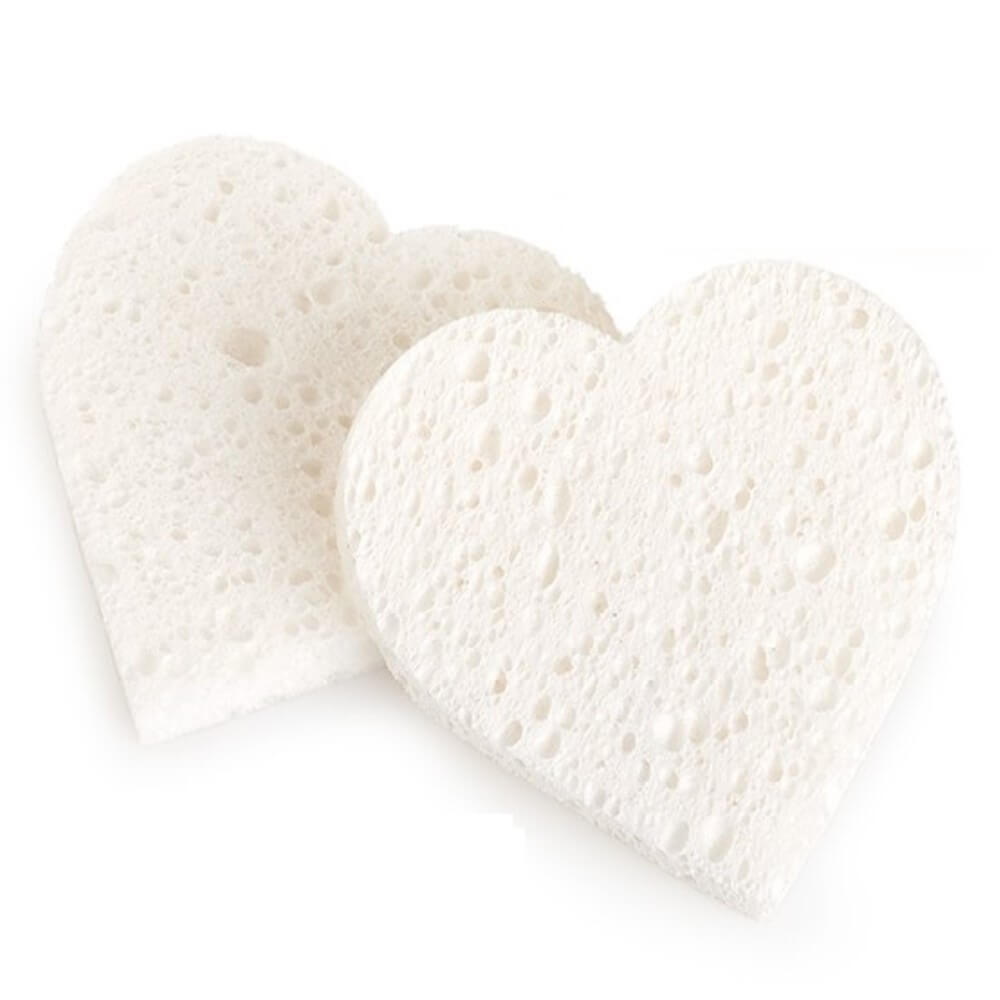Compressed Facial Sponges for Sensitive Skin 40 count |  Alba Pura by Fushay